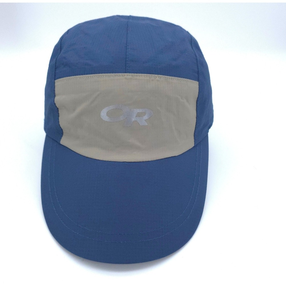 Outdoor Research Halo Rain Hat Cap Mens Blue Gray Waterproof Hiking